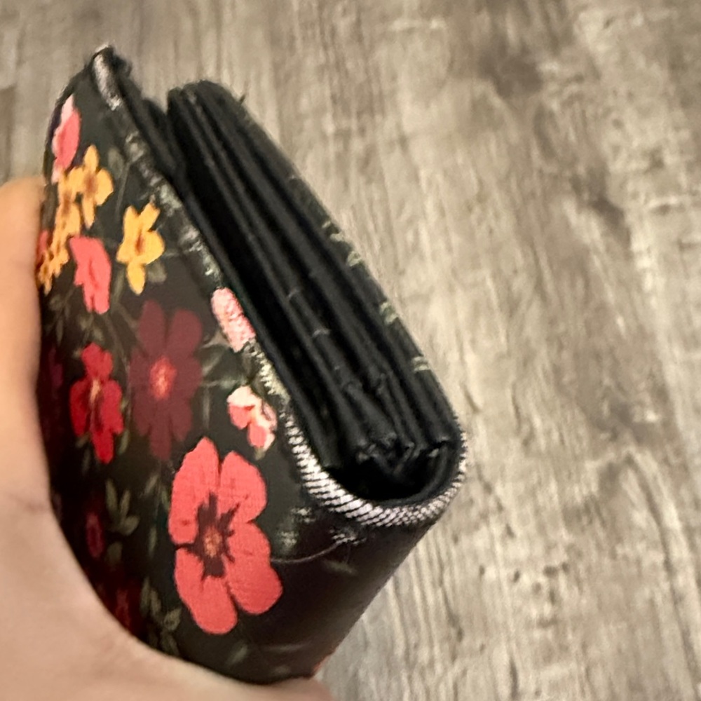 Apt. 9 Black and Pink Floral Shoulder Bag and Wallet - Picture 14 of 16